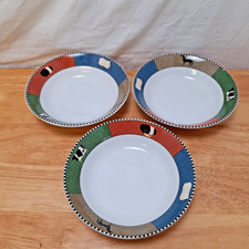 Cuenco de sopa de cereales Brandon House Barnyard Animals de Warren Kimble Farmhouse