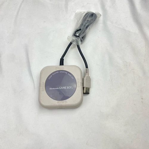 Official Nintendo Game Boy GameBoy Four Player Adapter DMG-07 Link Cable