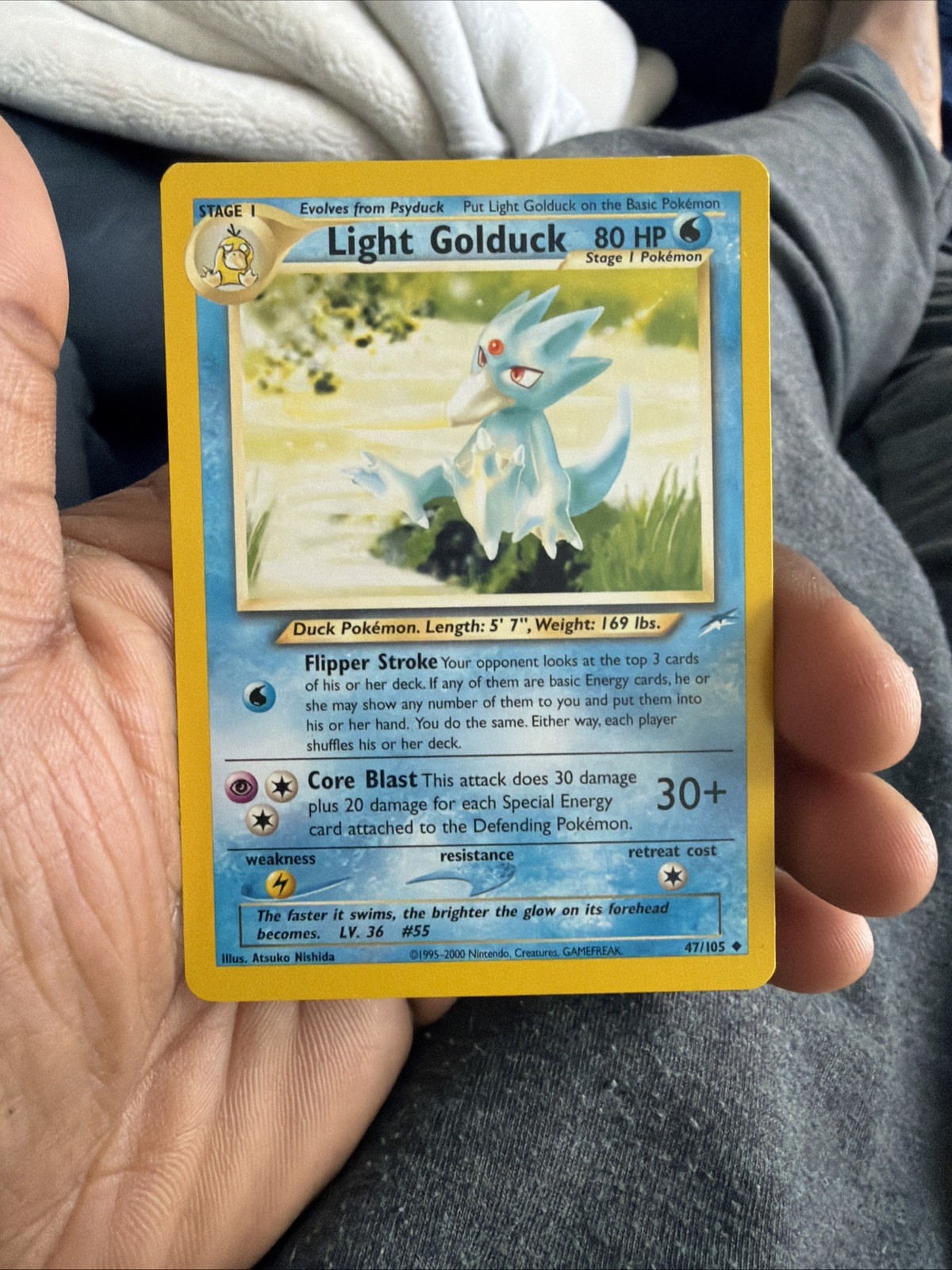 Light Golduck 47/105 Neo Destiny Regular Nm 2726