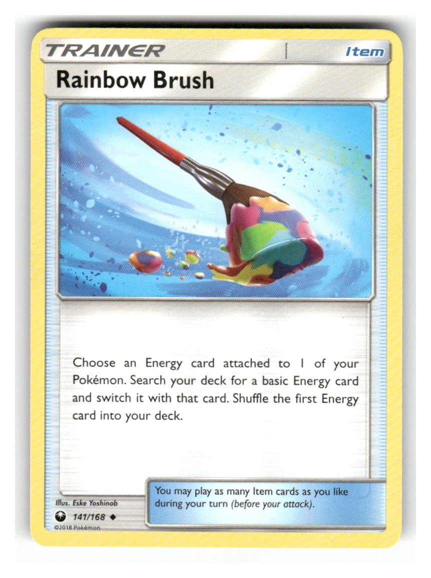Rainbow Brush 141/168 Uncommon Celestial Storm Pokemon Lightly Played