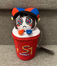 The Amazing Digital Circus Plush Toy Doll Pouch Fast food ver. Pomni Japan NEW