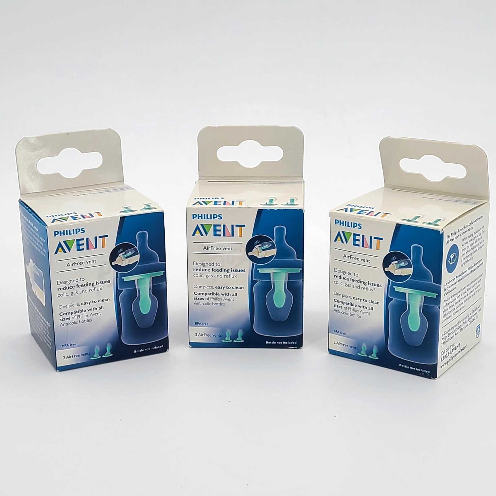Lot of 6 Philips Avent Anti-colic Baby Bottle AirFree vent SCF411/01 New in Box