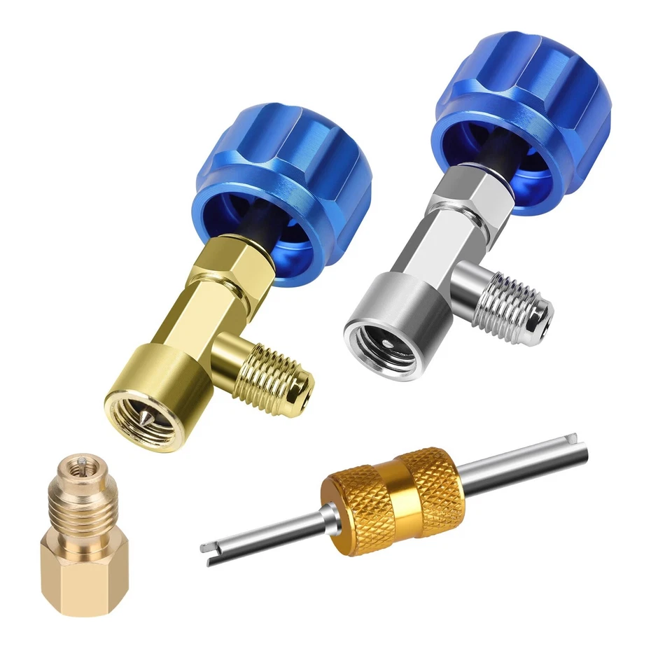 Replacement For Car A/C Can Tap Valve Kit Self-Sealing & Puncture R1234YF - Image 4 of 4