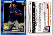 Briam Campusano 2020 Bowman Chrome Sapphire BCP-7 Mets