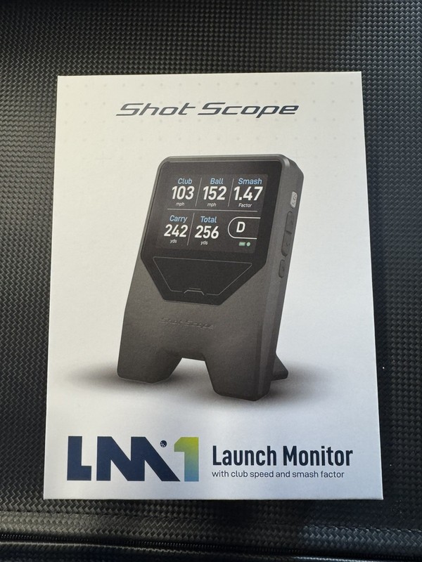 Shot Scope Shotscope LM1 Portable Golf Launch Monitor - new