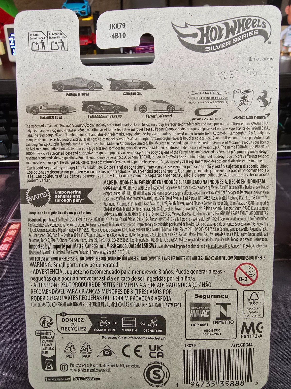 Exotics Hot Wheels 2026 Silver Series Exotics Lamborghini Veneno 4/5 | eBay