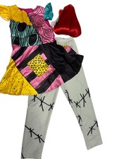Girls, Sally The Nightmare Before Christmas Disney Cosplay Dress Costume Sz 5Yrs