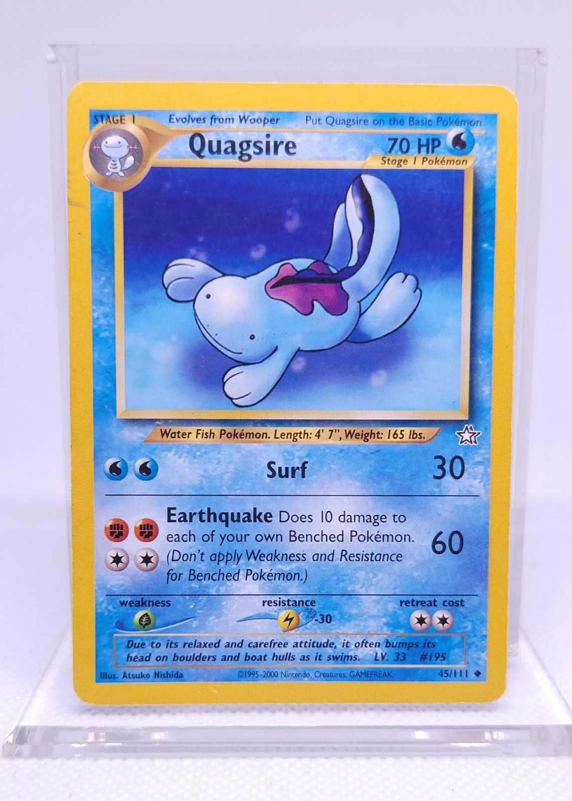 Pokémon Quagsire 45/111 Uncommon Neo Genesis