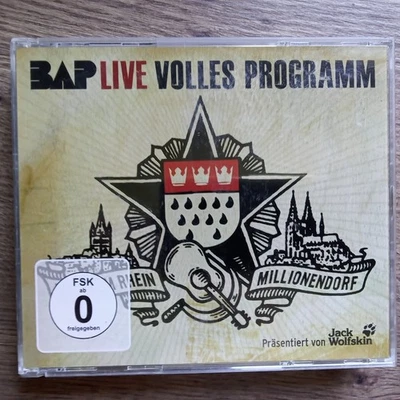 BAP - VOLLES PROGRAMM LIVE - 1DVD & 2CDs NEUWERTIG - Bild 1 von 2