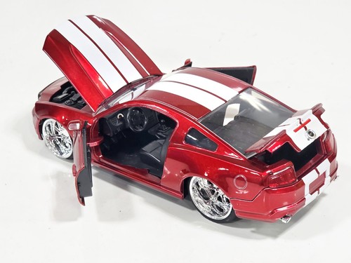 Ford Mustang GT 2010 Bigtime Muscle Series Jada Toys 1/24 Diecast Car Red Loose - Picture 12 of 14