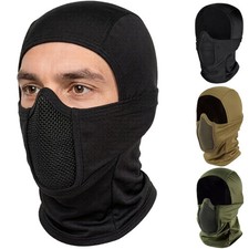 Tactical Ski Mask UV Protection Hood Breathable Mesh Ninja Balaclava Face Mask