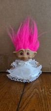 Vintage Ace Novelty Troll Doll 5  Wedding Bride Princess