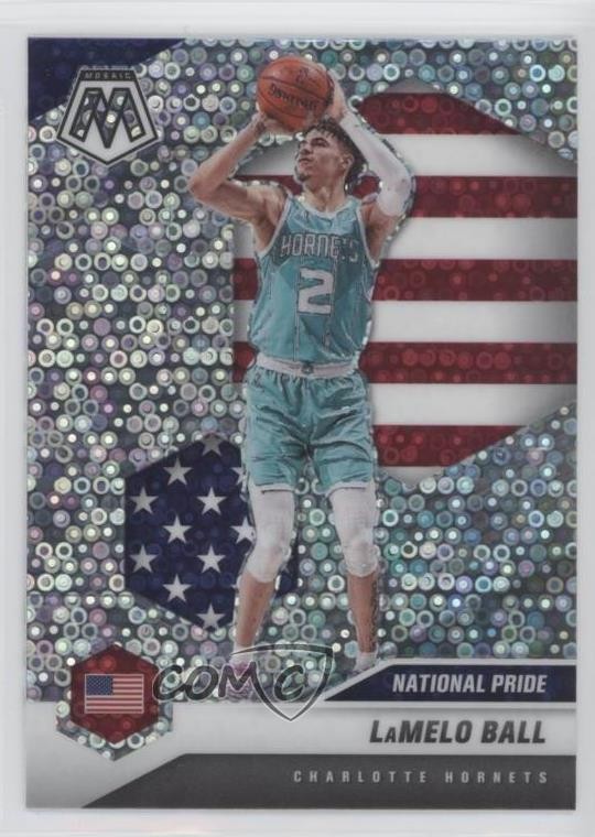 2020-21 Mosaic National Pride Fast Break Silver Prizm Lamelo Ball Rookie RC w5c