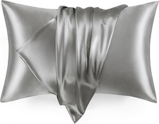 Satin Pillowcase Set of 2 Queen Size 20X30, Cooling Pillow Covers for Hair and S