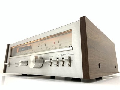 PIONEER TX 9800 AM/FM Stereo Analogue Tuner Wood Box Vintage 1979
