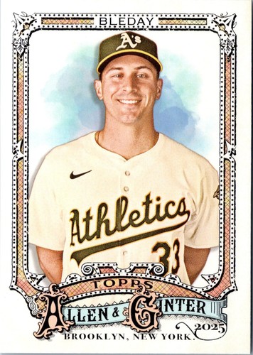 2025 Topps Allen & Ginter #166 JJ Bleday | Baseball Card