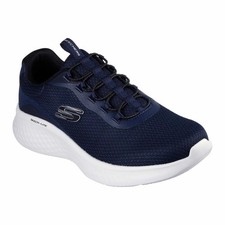 SKECHERS TRAINERS Mens Black & Navy Lite Pro Sketchers MEMORY FOAM Walking Shoes