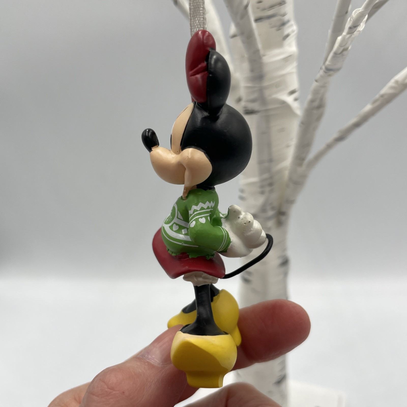 Hallmark 2018 Minnie Mouse - Styling Green Sweater - Holiday Christmas Ornament