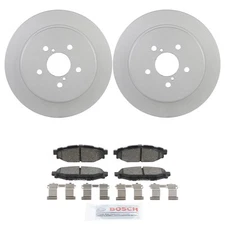 Bosch Rear Disc Brake Rotors & Ceramic Brake Pads Kit for Subaru Legacy Outback