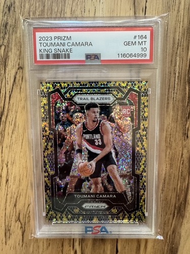 Toumani Camara [King Snake] #164 2023 Panini Prizm card