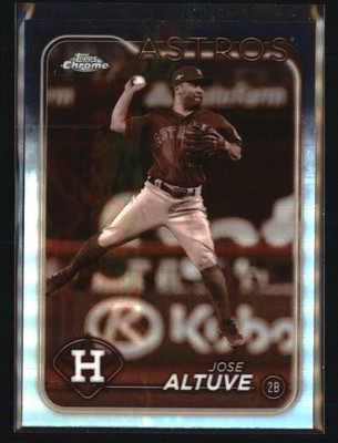 2024 Topps Chrome #58 Jose Altuve Sepia Refractors