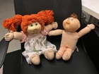 Lot 2 Cabbage Patch kids Dolls HONG KONG redhead girl and HM23 preemie
