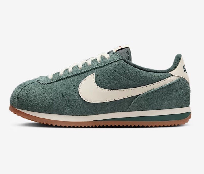 New Women's Nike Cortez VNTG Vintage Suede Green/Muslin FJ2530-301