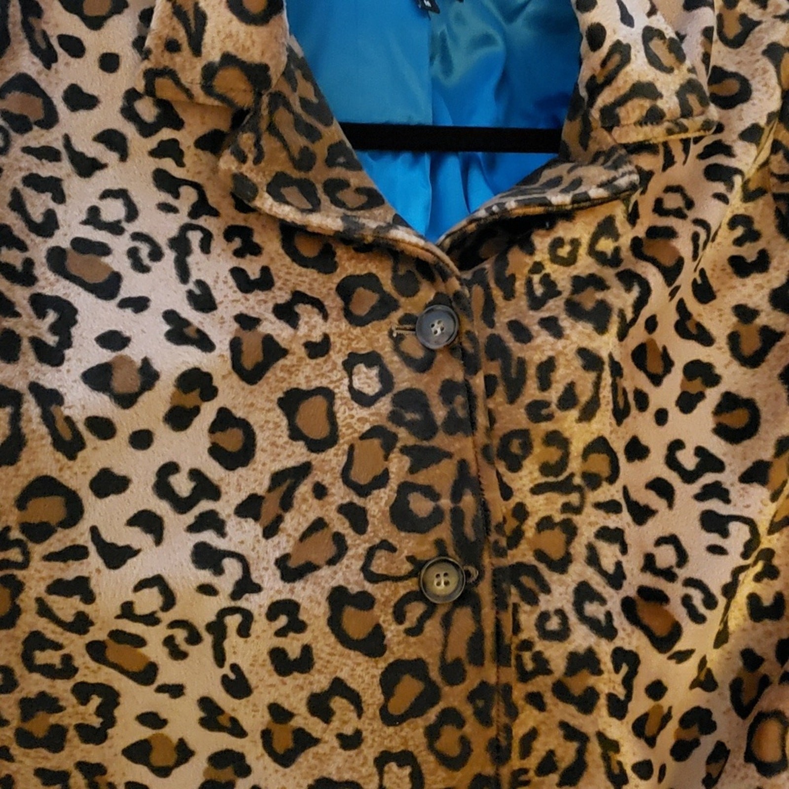Leopard Crop Button Down Jacket by Karen Kane - image 4