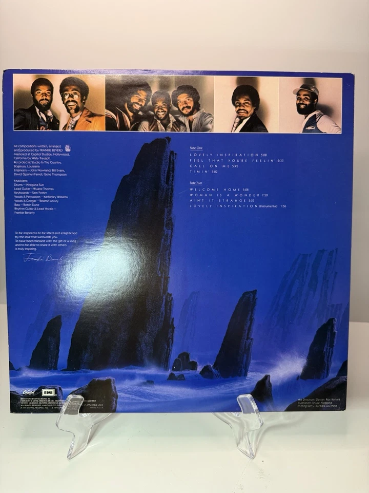 Maze Featuring Frankie Beverly – Inspiration LP 1983 Capitol ST-12291 R&B (B64) Foto 2 de 4