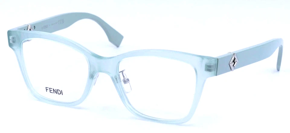 FENDI DIAMONDS FE50117I 093 GAFAS TRANSPARENTES VERDE CLARO AUTÉNTICAS 55-15 Foto 2 de 4