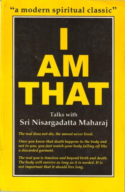 I am That: Talks with Sri Nisargadatta Ma by Sri Nisdargadatta-Maharaj PAPERBACK