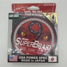 Yo-Zuri 20lb SuperBraid 9 Dark Green Filler Spools - 300 Yards