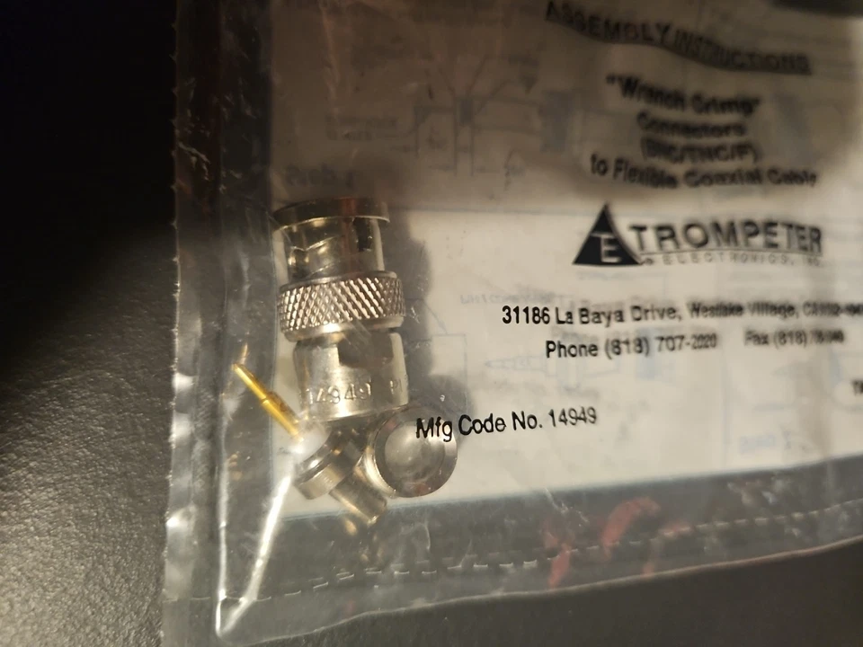 TROMPETER ~ PL20-1 ~ WRENCH CRIMP CONNECTOR - Image 2 of 3