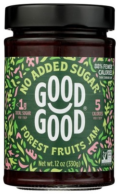 Good Jam Forest Fruits No Added Sugar 12 Oz Fruit Spread
