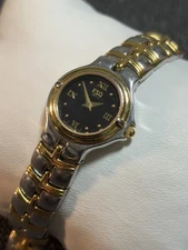 ESQ Swiss By Movado Stainless Steel Ladies Watch Duo Silver/Gold Tone,New Bat