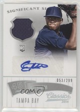 2014 Panini Classics Silver Jerseys 53/299 Enny Romero #20 Auto 0a2