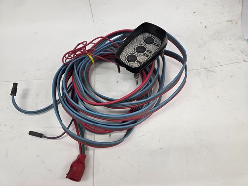 Mercury Mercruiser 55641 Vintage 3 Push Button Tilt Trim Switch Panel w/ Wiring