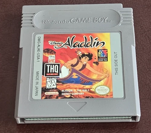 Disney's Aladdin - Nintendo Game Boy - Tested & Working Cartridge Only