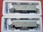 ROCO (2) GERMAN DB RAILWAYS REFRIGERATED VANS "KUHLWAGENS" (BRAND NEW) HO Scale