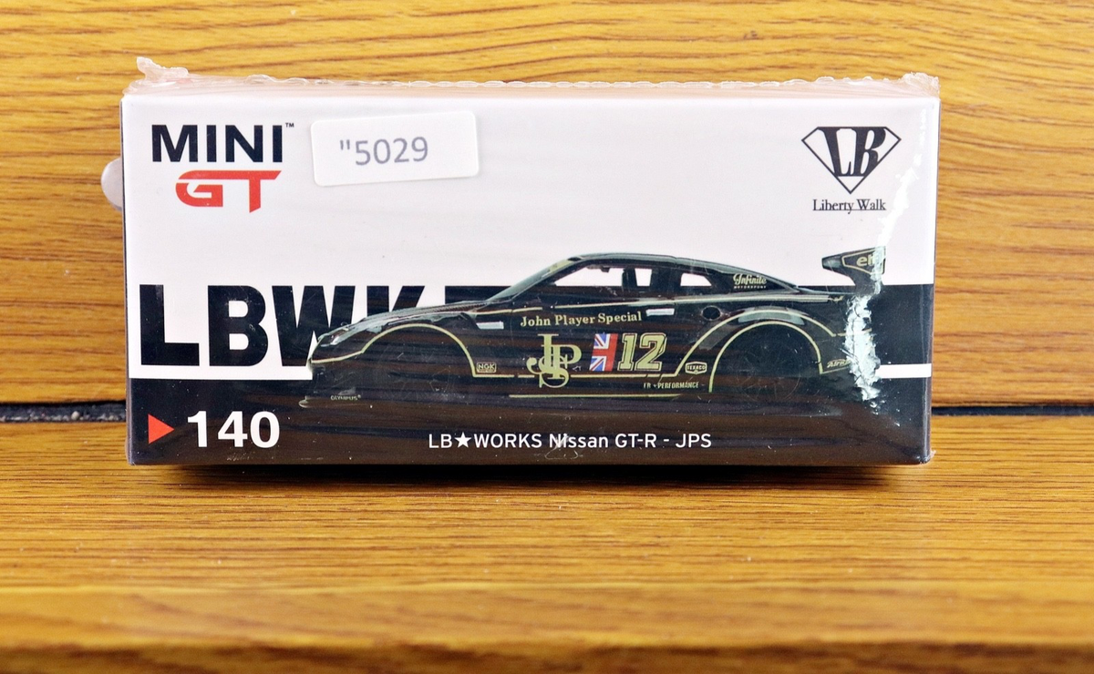 MINI GT LB★WORKS GT-R JPS リバティーウォーク LBWK Mini GT #140 - John Player Special Liberty Walk LBWK LB Works
