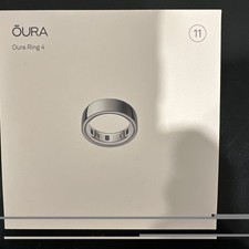 Brand new Sealed oura ring gen 4 Silver Size 11