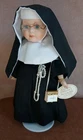 Leonardo Collection Porcelain Doll Sister Mary Nun C1