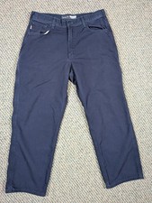 Carhartt FR Pants Mens 36x30 Navy Original Fit FRB159-DNY Flame Resistant Work