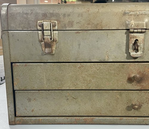 Craftsman Sears 65334 - Werkzeugkoffer mit 2 Schubladen grau Made in USA - Vintage - Bild 2 von 16