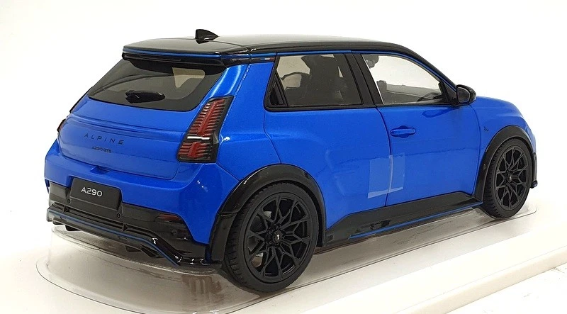 Norev 1/18 Scale Diecast 185450 - 2025 Alpine A290 GT - Blue/Black - Image 2 of 4
