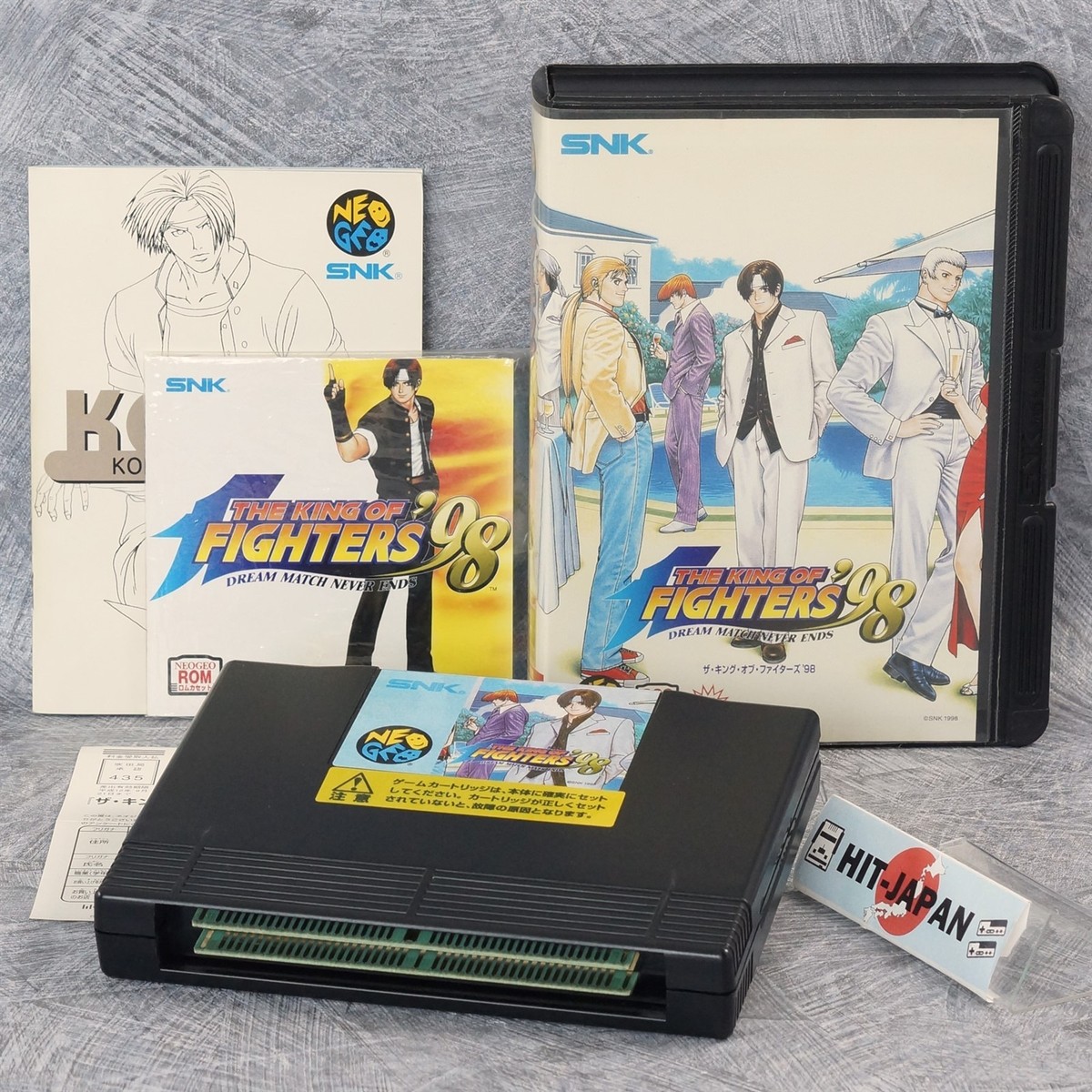 THE KING OF FIGHTERS 98 KOF NEO GEO AES FREE SHIPPING SNK Ref 2501