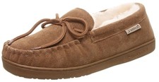 Bearpaw Mens Moc Ii Solids Slippers  Hickory Ii  Authentic New