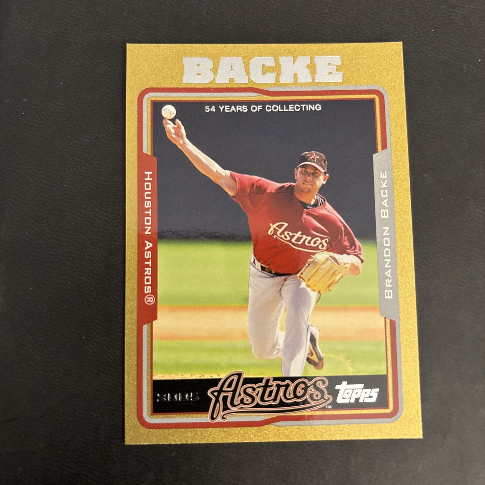 2005 Topps - Brandon Backe #506 Gold /2005