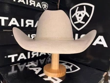 Ariat Unisex - Beaver 20X Fur Western Ranchers Crown Hat Natural