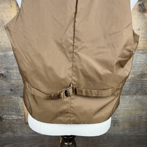 Chaleco de pana estilo occidental vintage años 70 Sears marrón talla mediana para hombre - Imagen 7 de 13